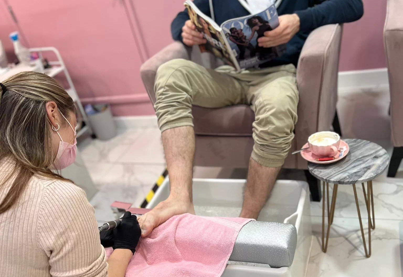 Pedicure for men in Staines